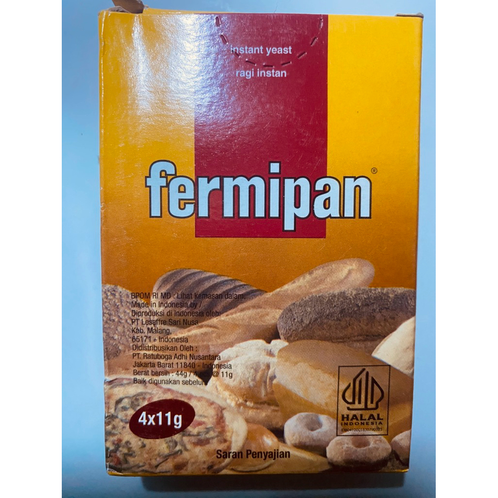 

FERMIPAN RAGI INSTAN 4x11g
