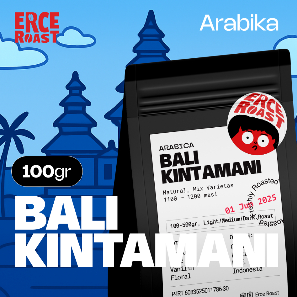 

Kopi Arabika Bali Kintamani Roast Beans 100 gram