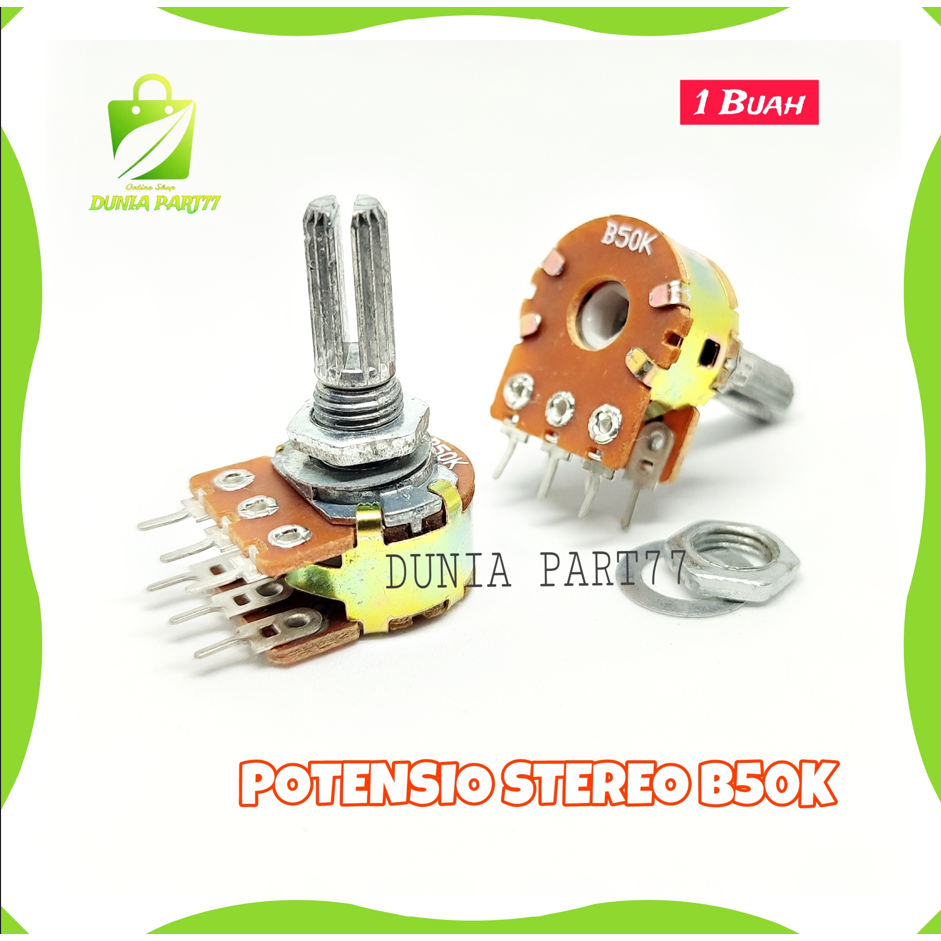 Potensio Stereo 50k Potensio B50K Stereo