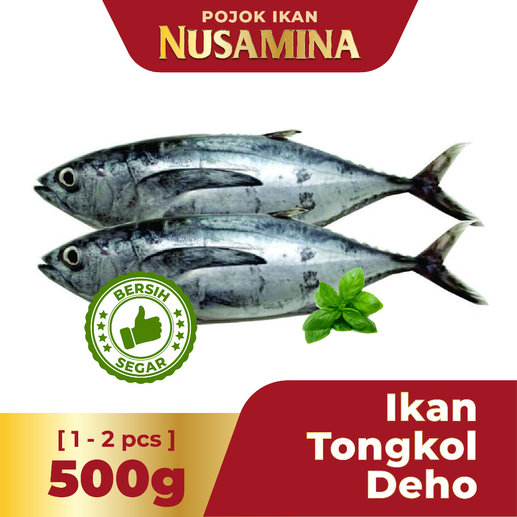 

Nusamina Ikan Tongkol Deho Bersih Segar Frozen [2-3 pcs] 500g