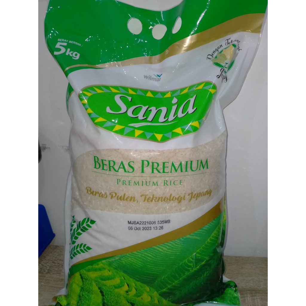 

BERAS SANIA BERAS PREMIUM 5kg UKURAN EKONOMIS