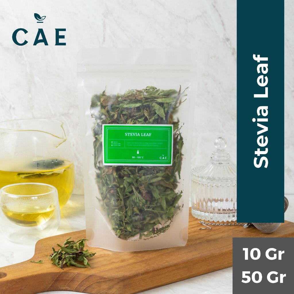 

Stevia Leaf Dried Daun Stevia Kering Pemanis Alami Murni Natural Premium 10 Gram - 50 Gram