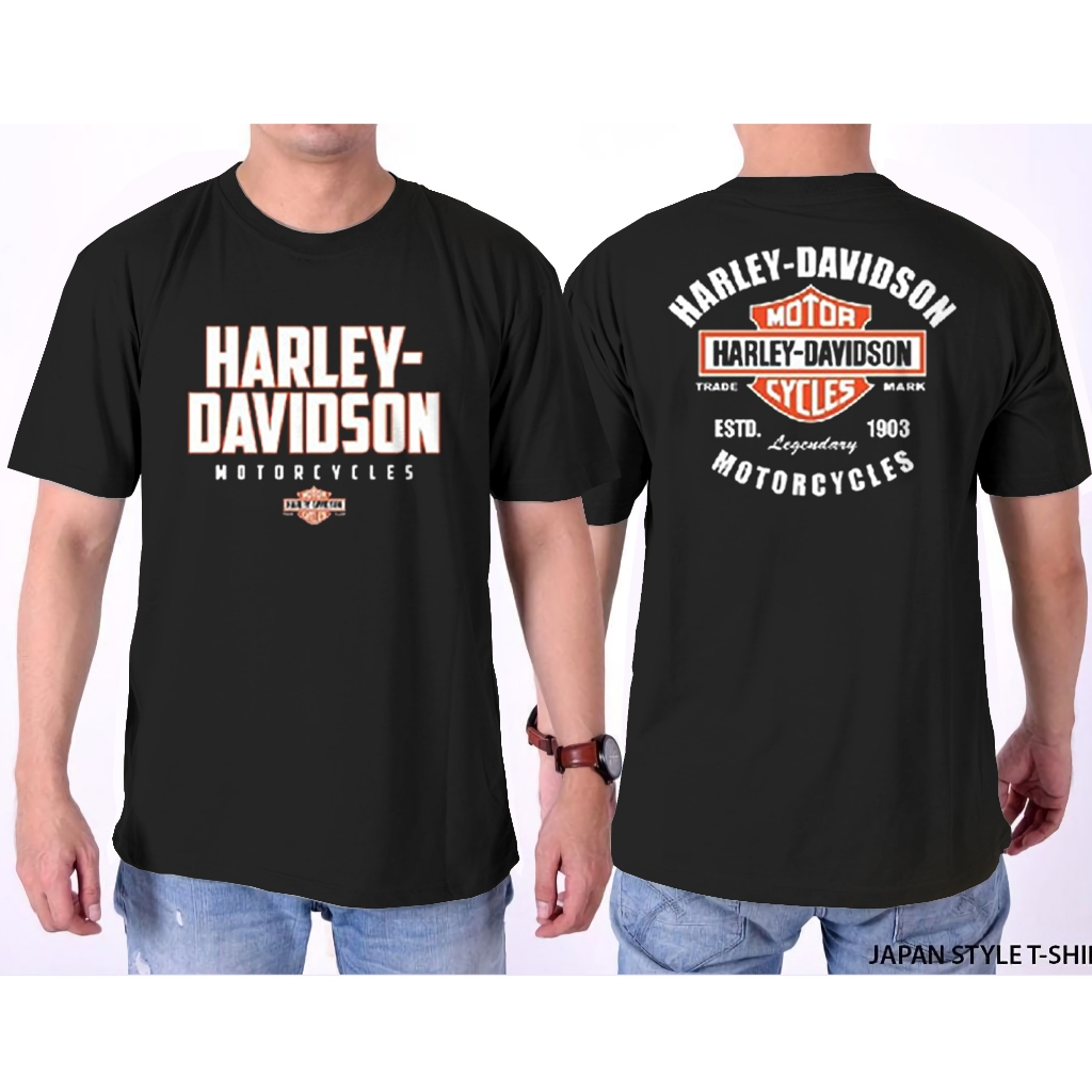 Harley-Davidson T-Shirt Motor SIZE JUMBO I kaos touring kaos distro