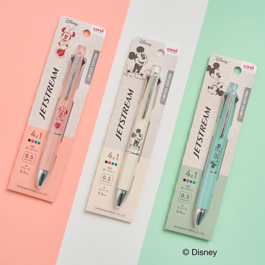 

Uni Jetstream Multi 4+1 Disney Classic Mickey Mouse 0.5mm Ballpoint Pen Pencil Limited Edition