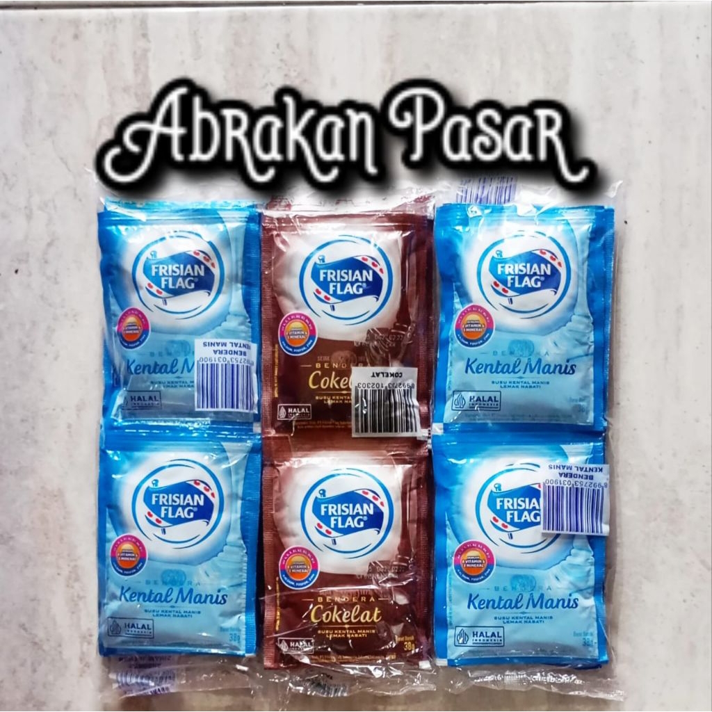 

1 PACK SUSU BENDERA SACHET isi 6 PCS