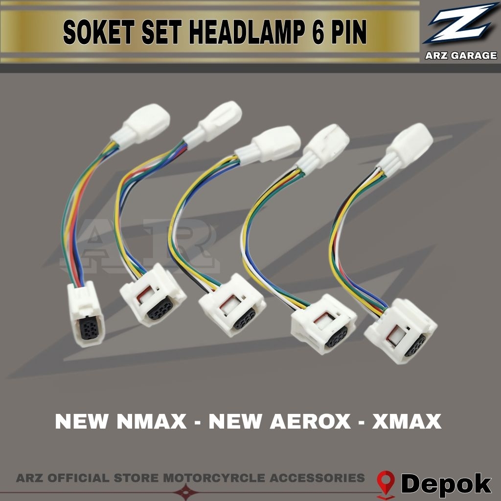 SOKET LAMPU NEW NMAX 2020/21 - NEW AEROX 2021 - XMAX 250 SOKET MODIFIKASI