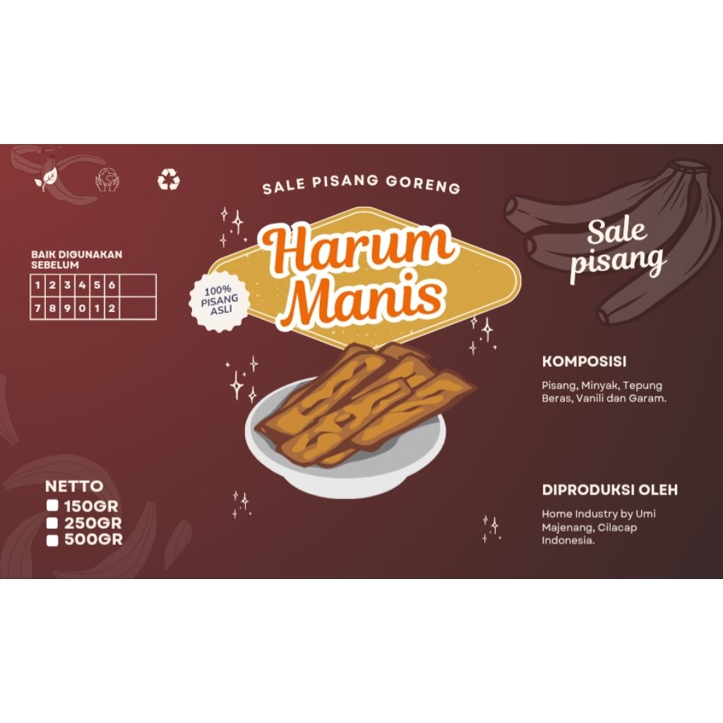 

SALE PISANG GORENG LIDAH Makanan Kering