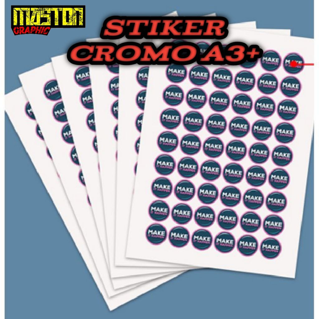 

STIKER CROMO A3+
