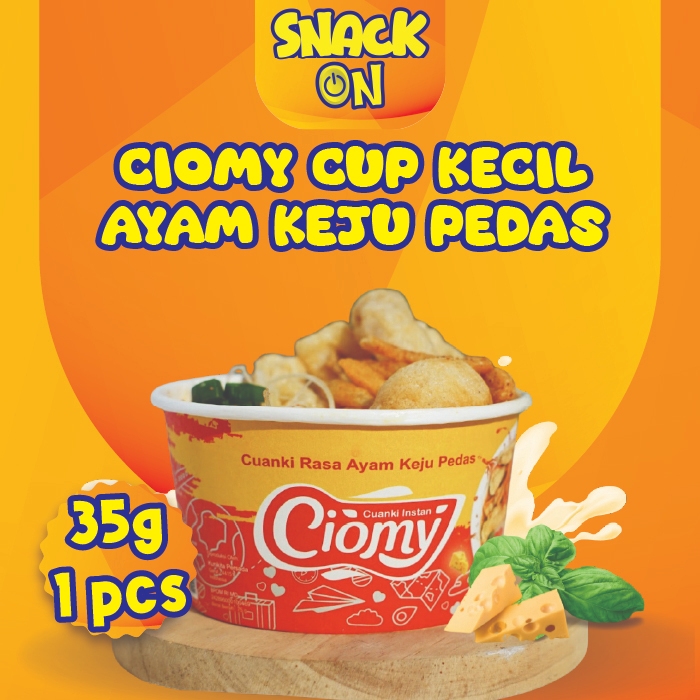 

Ciomy Cuankie Ayam Keju Pedas Cup Kecil