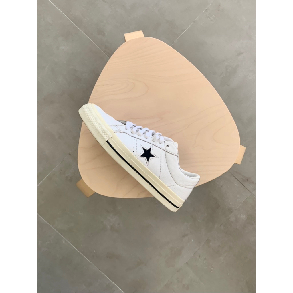 CONVERSE CONS ONE STAR PRO WHITE LEATHER OX