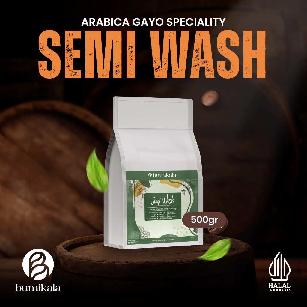 

KOPI ARABIKA GAYO Specialty SEMIWASH | KEMASAN 500 Gram