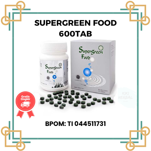 Supergreen Food SGF 600 tabs KK Indonesia - SGF 600 1botol