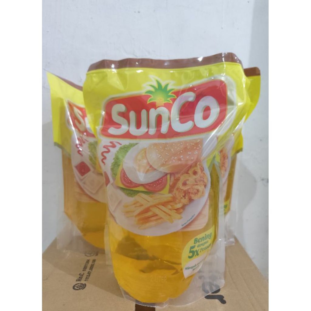 

Minyak goreng SUNCO 2 LITER kemasan pouch