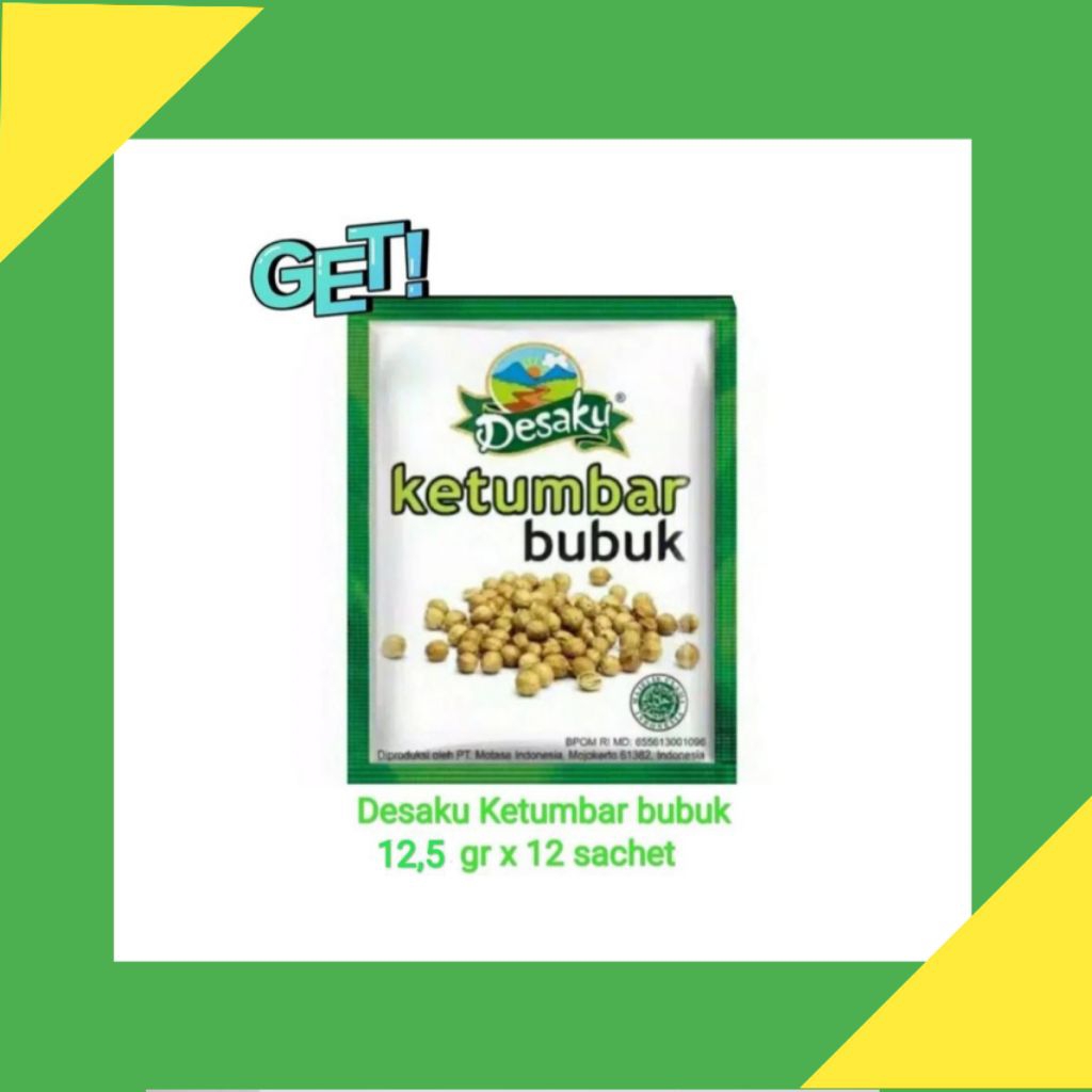 

desaku ketumbar bumbu bubuk instant | isi 12 sachet