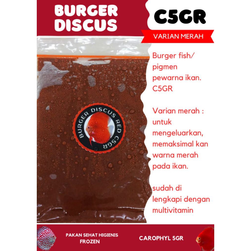 

Burger discus merah C5gr