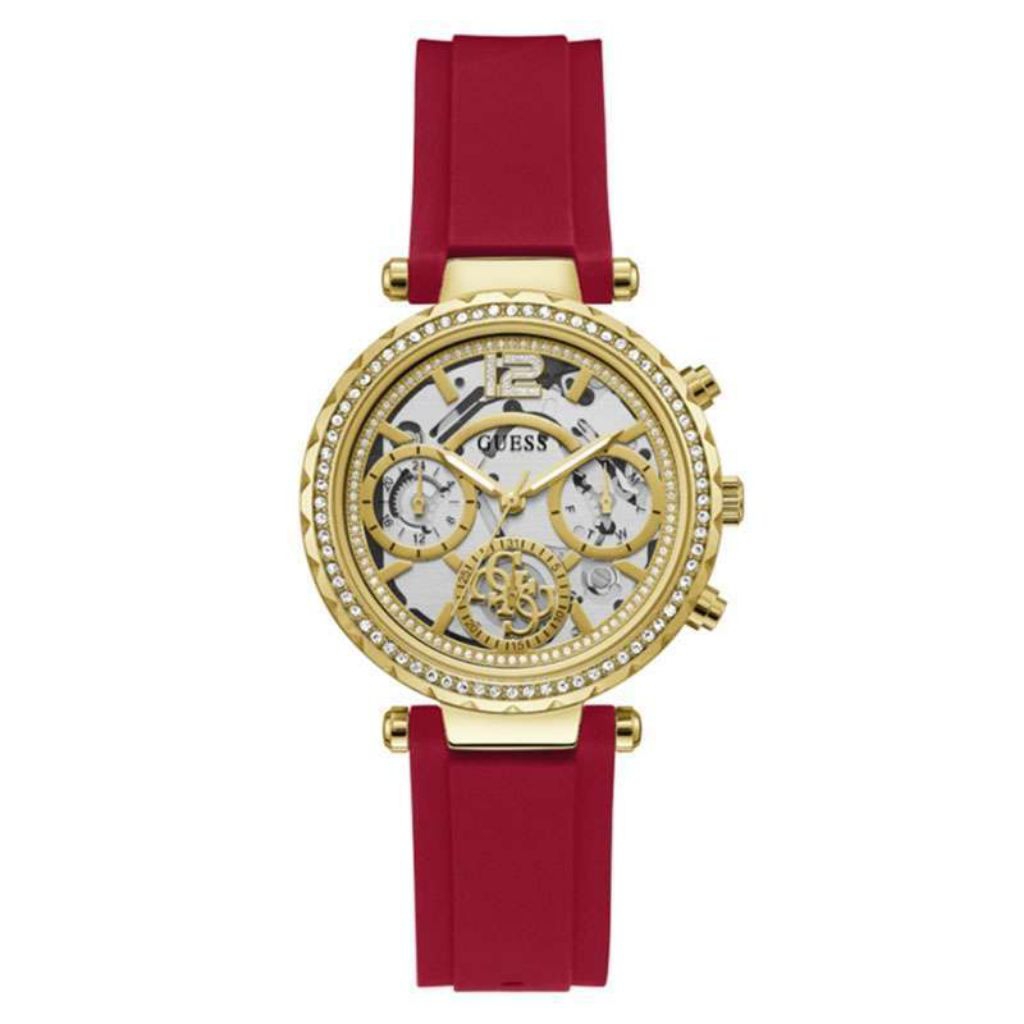 Guess Watches GW0484L1 Original SOLSTICE Jam Tangan Wanita Analog Red