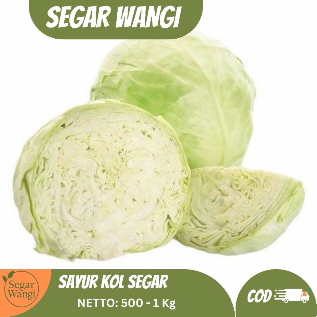 

Sayur Kol Segar/Kubis/Cabbage Berat 500-1 Kg Fres Siap Kirim!