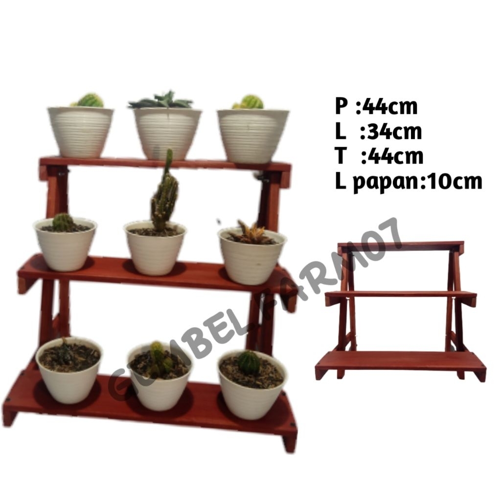 rak tanaman bunga susun mini/rak kaktus,rak sekulen