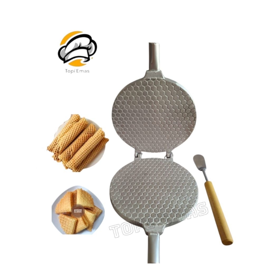 Cetakan Kue Eng Roll Semprong Opak Gambir Bulat Sarang Lebah