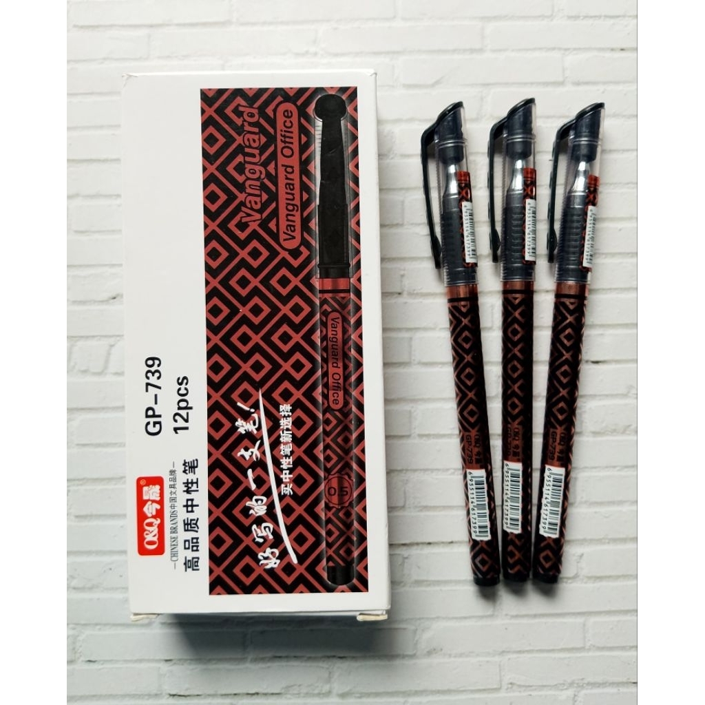 

(12PC) BULPEN GEL GP-739 0.5 HITAM