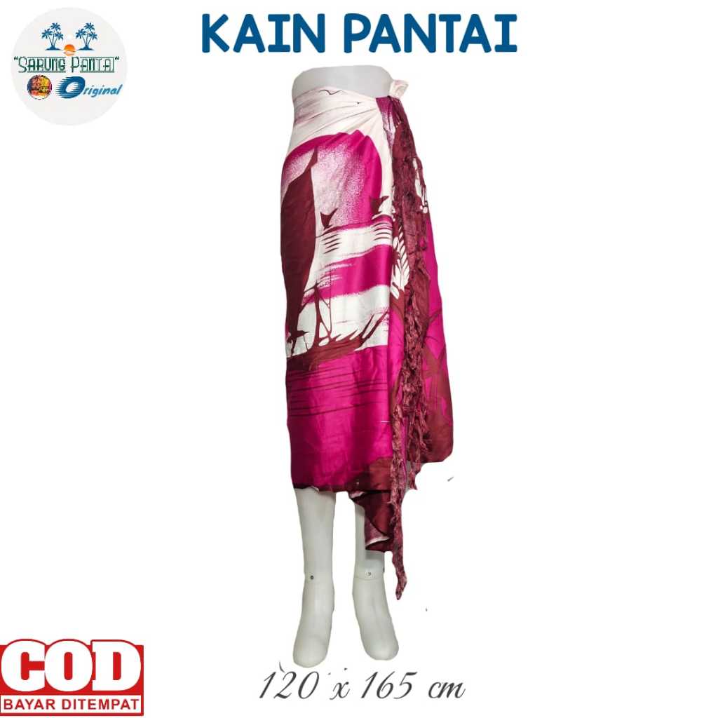 kain pantai motif Perahu Layar Standar - sarung pantai bali - kain pantai bali - sarung bali - selen
