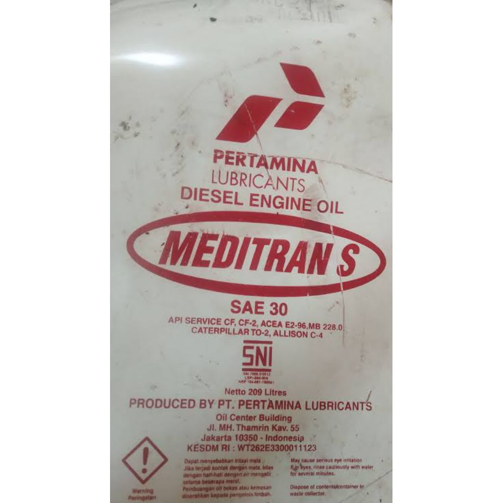 OLI PERTAMINA MEDITRAN S SAE-30