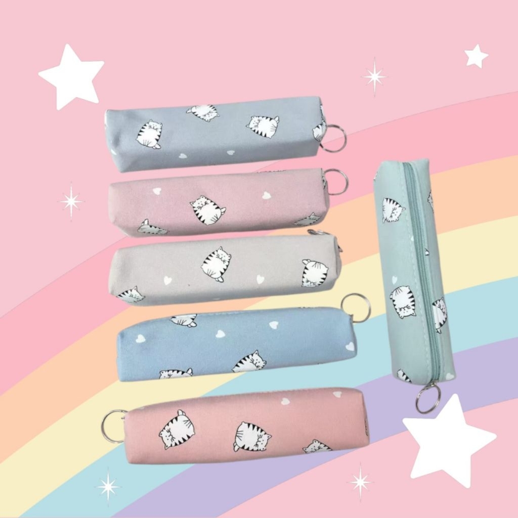 

KOTAK PENSIL RESLETING CAT RANDOM/TEMPAT PENSIL RESLETING KAIN CAT
