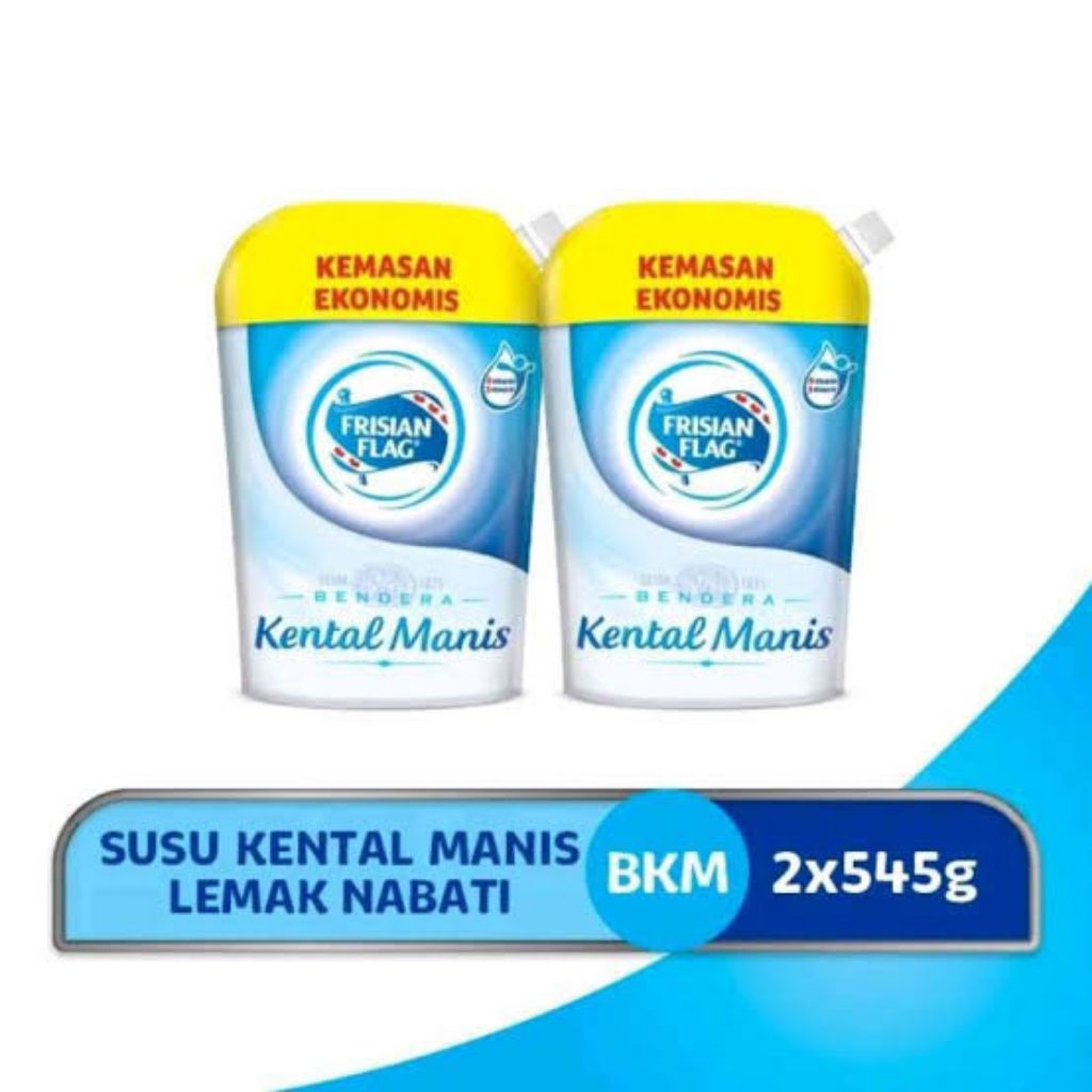 

Frisian Flag Susu Bendera Pouch 545g 2pcs