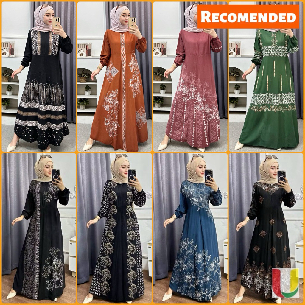 DISKON Batik Usman - TERBARU GAMIS RAYON PREMIUM GAMIS TWILL ORI PEKALONGAN GAMIS BUSUI JUMBO DASTER