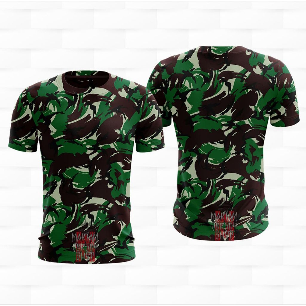 kaos dryfit loreng tni terbaru/kaos loreng tni/kaos running tni/kaos outdor tni