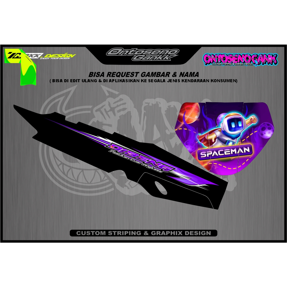 Striping Fizr Custom Fizr VARIASI Striping Fizr - Striping Fizr Full Clutch Fizr Sporty Striping F1z