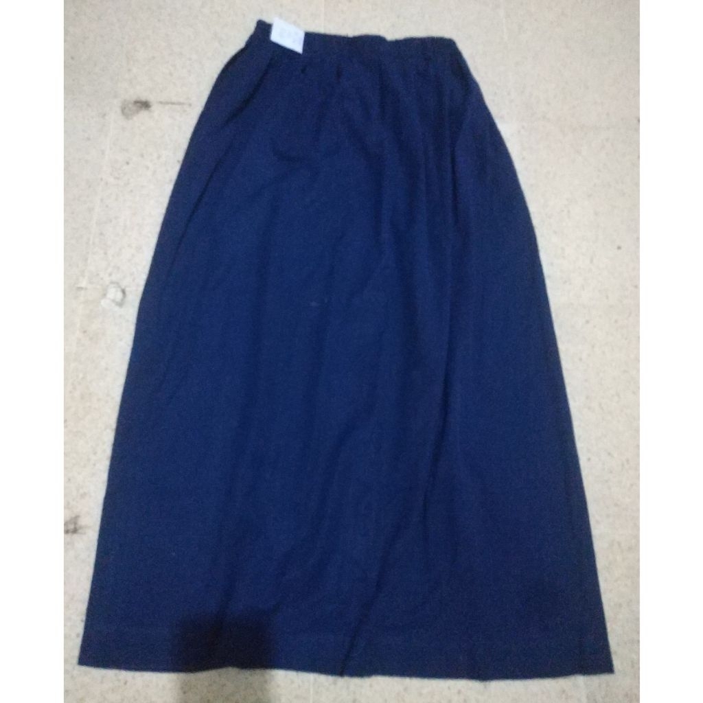 preloved rok rempel biru SMP merk Seragam/or86
