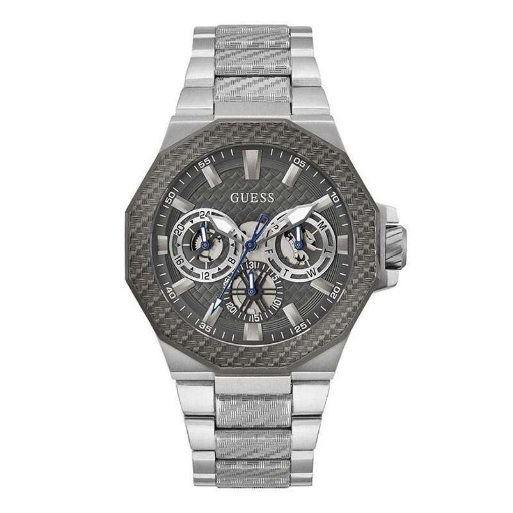 GUESS GW0636G1 Original INDY Jam Tangan Pria Analog Multi Fungsi Steel