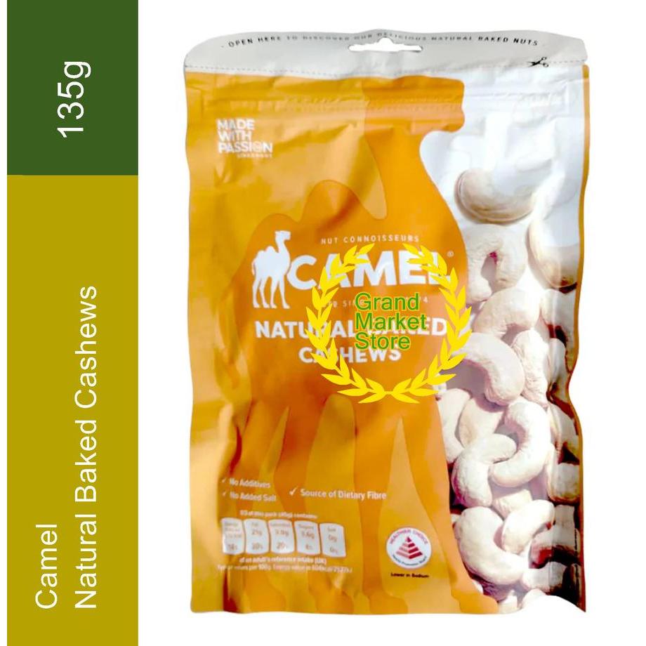 

Camel Natural Baked Cashew 135g Carel Baked Cashews Kacang Mede Panggang 135 gram Promo