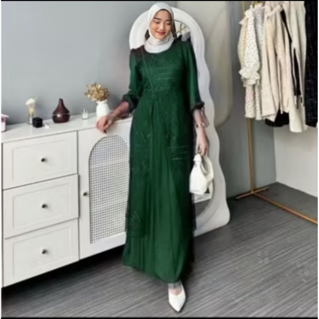 Gamis Abaya Gamis Wanita Lebaran Ghamis Deres Remaja Model Terbaru 2026 Gami Idulftiri Dress Lebaran