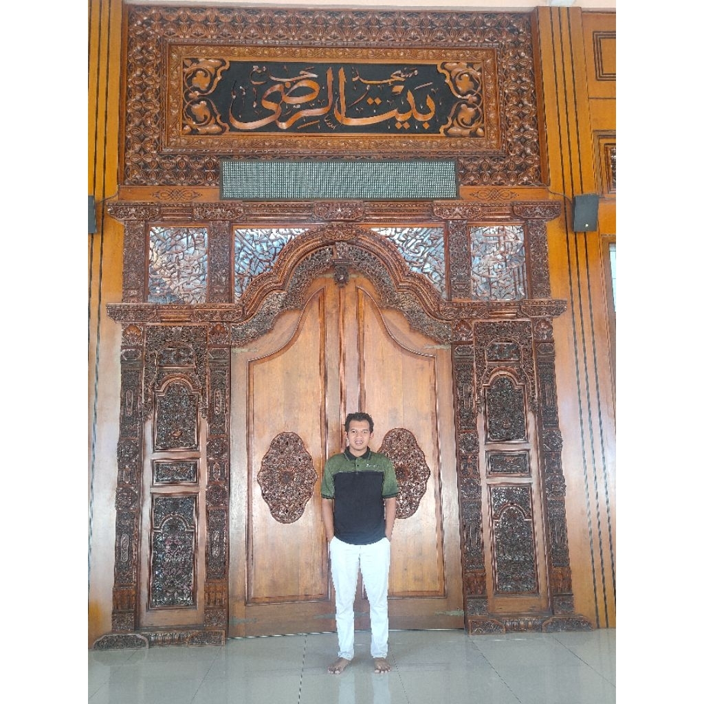 gebyok pintu ukir jati kaligrafi (7)
