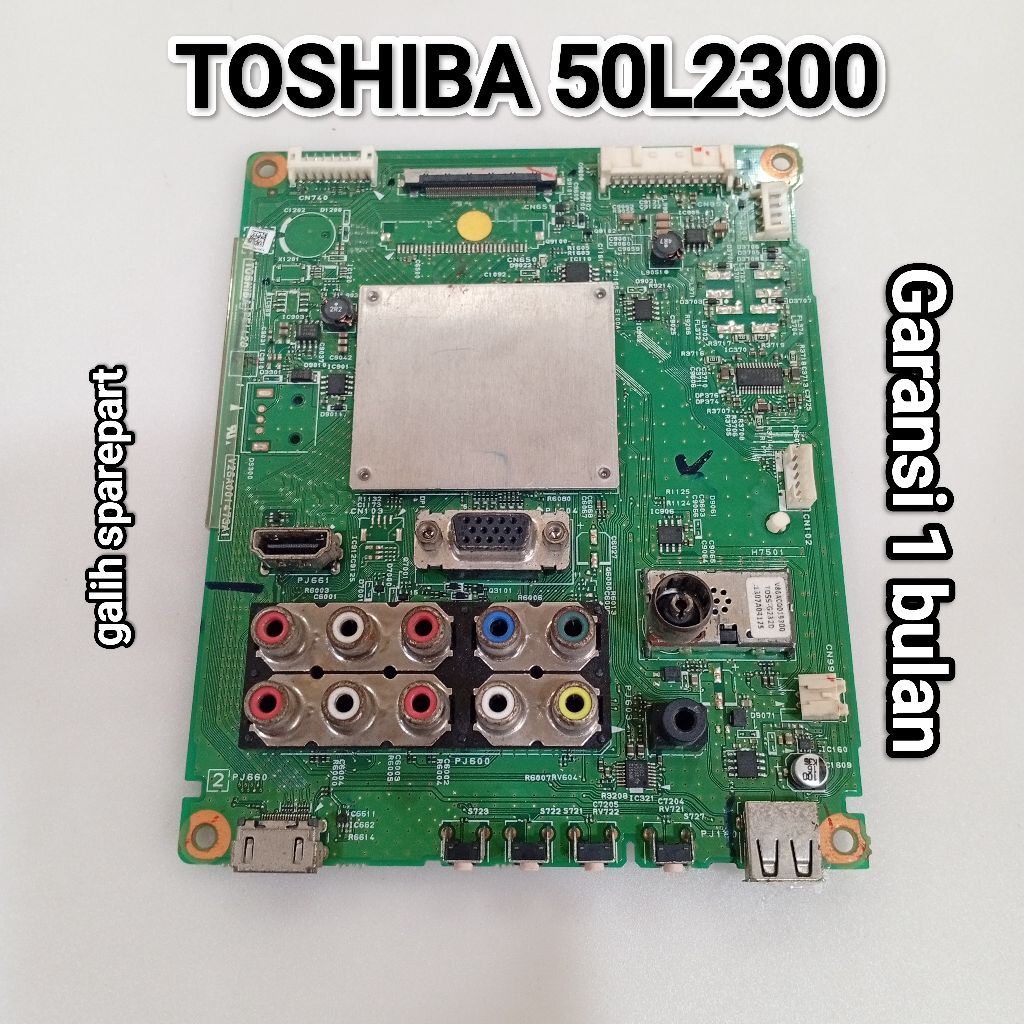 MAINBOARD TV TOSHIBA 50L2300 MB - MODUL - MOBO - MOTHERBOARD TV TOSHIBA