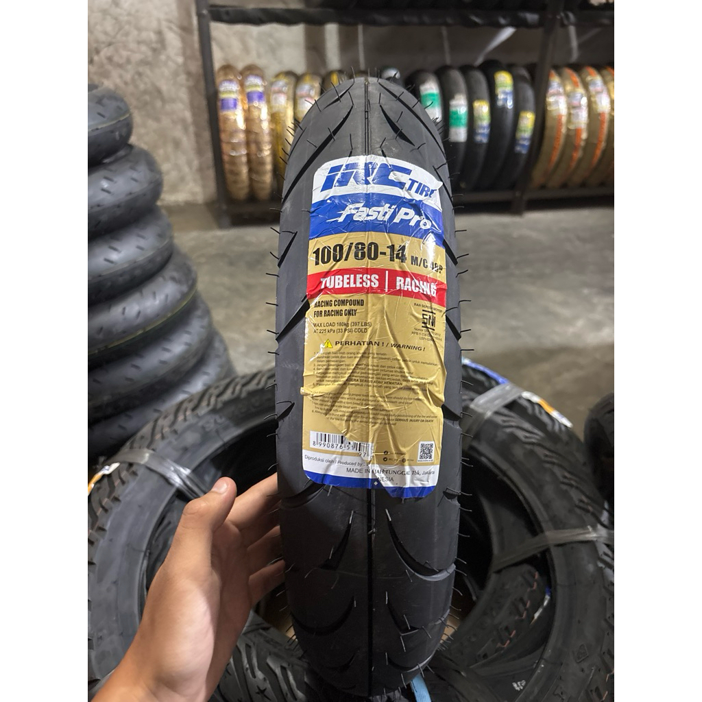 IRC FASTI PRO 100/80 RING 14 TUBELESS