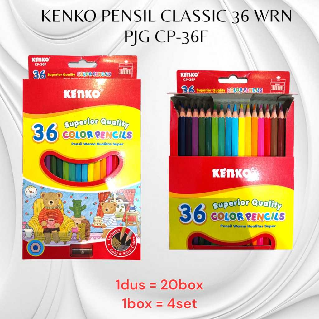 

KENKO PENSIL CLASIC 36 WARNA PANJANG/PENSIL WARNA KENKO PANJANG