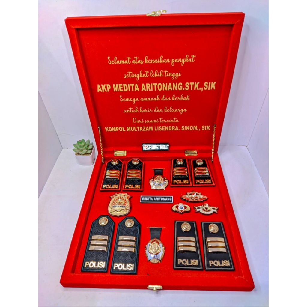 PANGKAT POLISI PDU PDH FULL BOXS/PANGKAT POLISI/PANGKAT POLISI AKP FULL BOXS