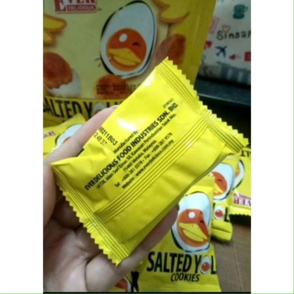 

Ever Delicious Salted Egg Yolk Cookies- kukis rasa telur asin - Egg Yolk Cookies 150gr