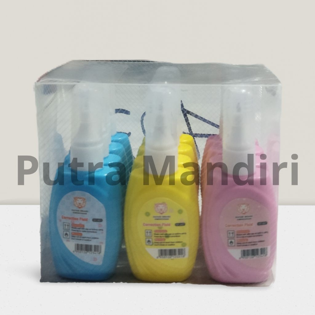 

Tip x mika safari brand Correction fluid isi 12pcs