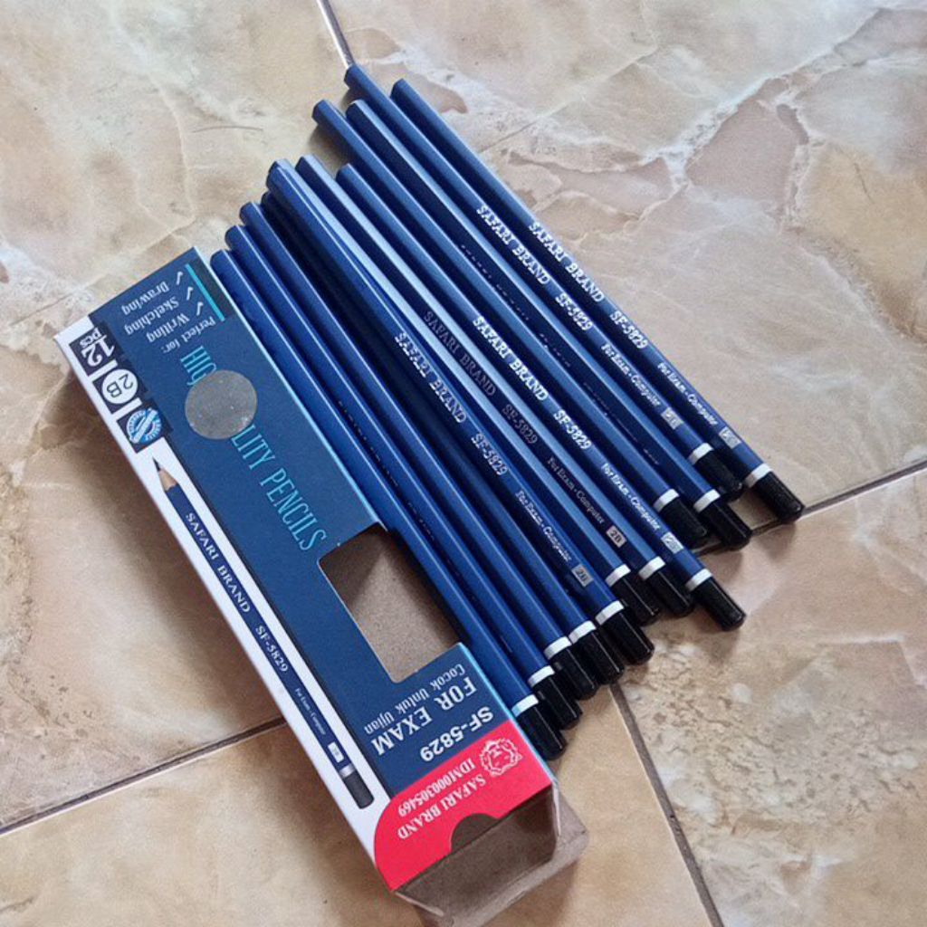 

pensil2B safari brand buat ujian perpack isi 12 pcs