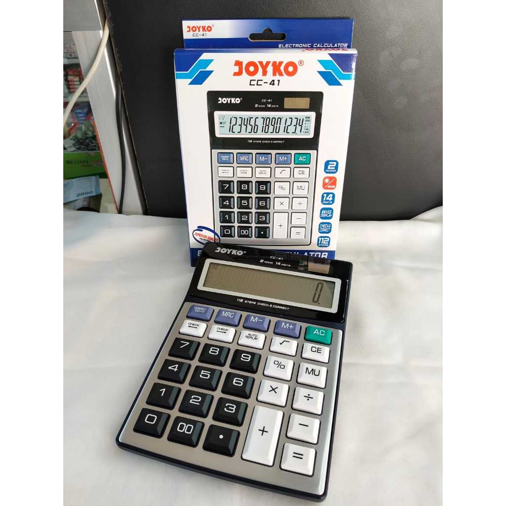 

JOYKO CALCULATOR CC-41 14 DIGITS / KALKULATOR JOYKO 14 DIGIT CC-41