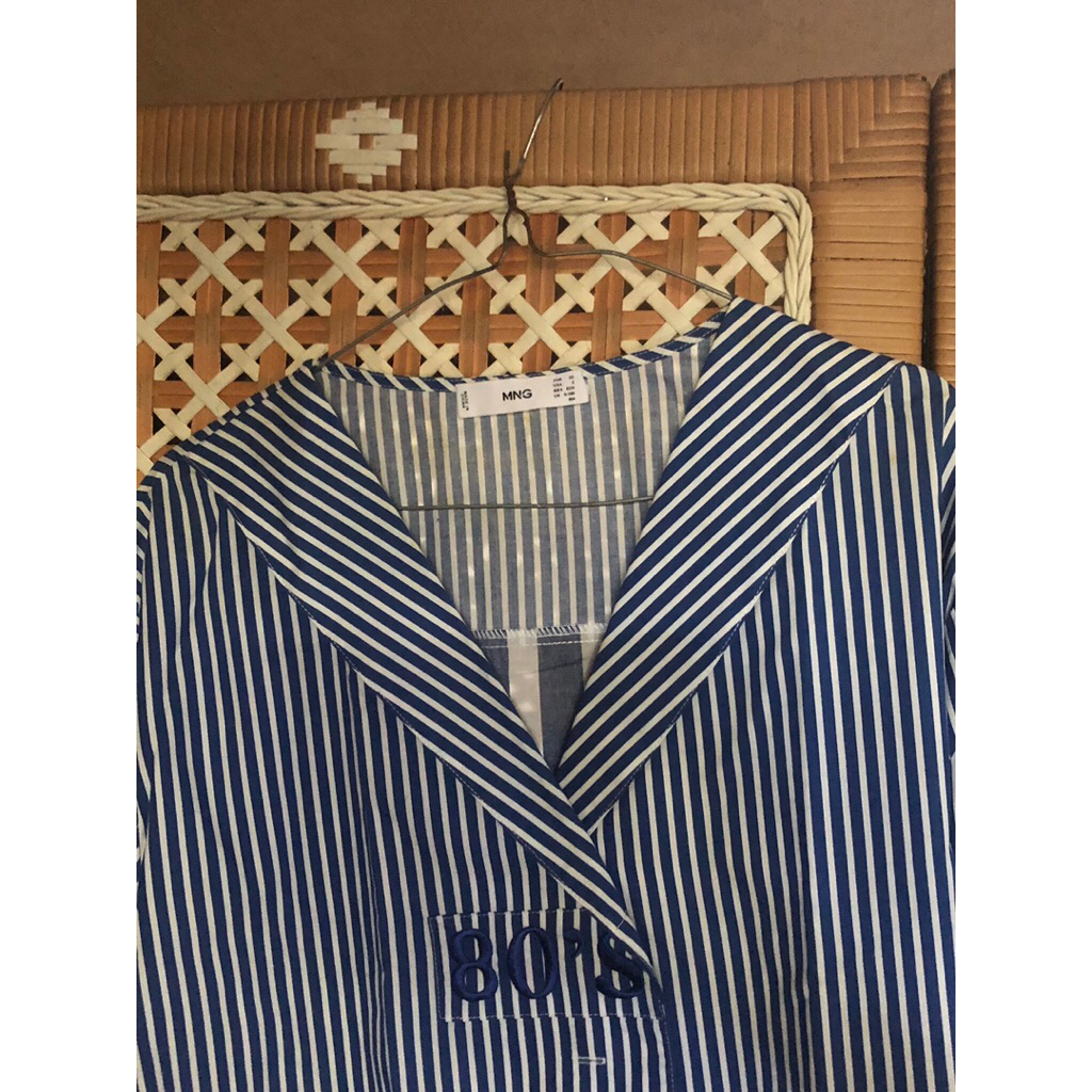 mango - stripe shirt 80's