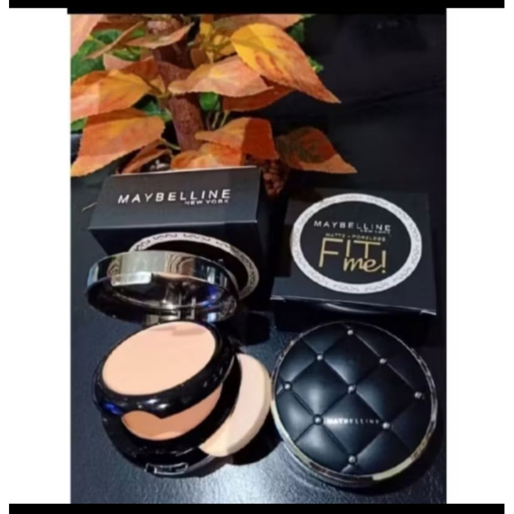Bedak Maybelline fit me 2in1+spon ( bedak & foundation)