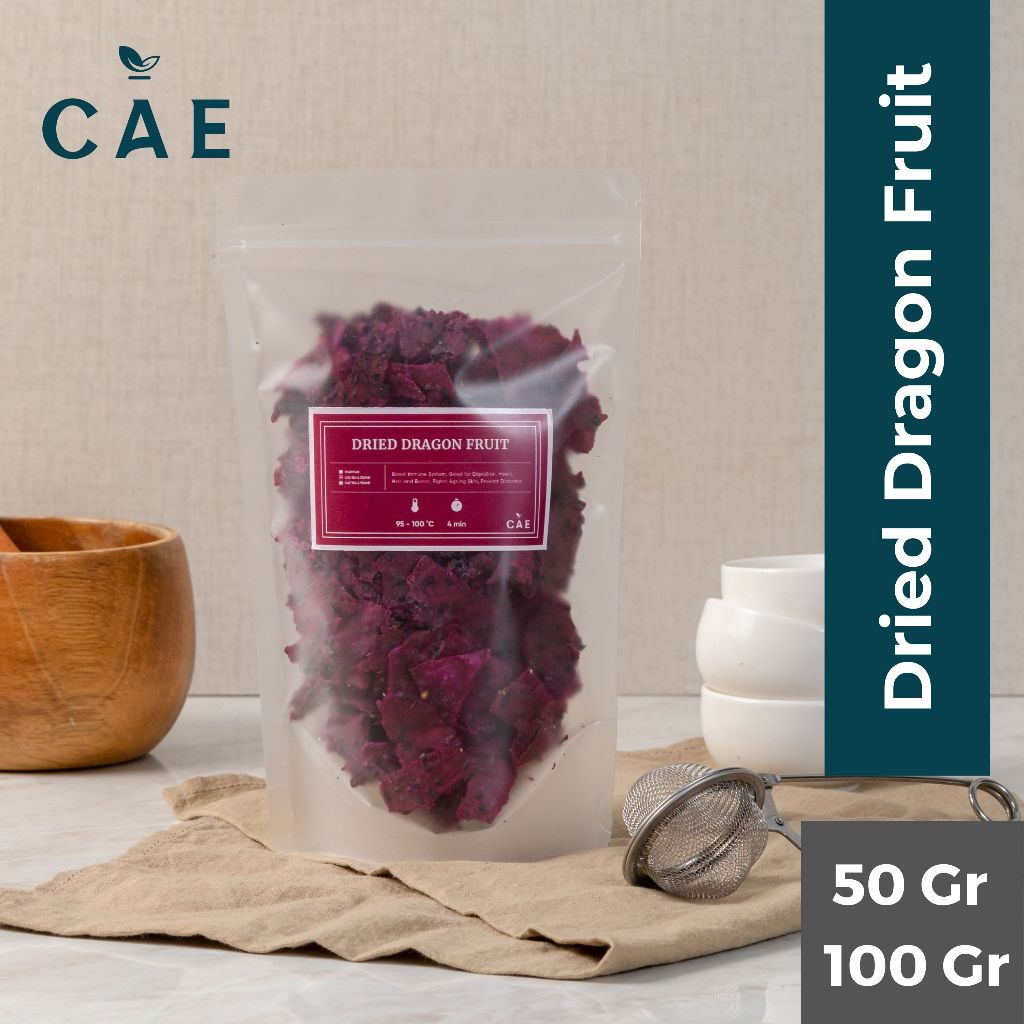 

Dried Dragon Fruit Buah Naga Buah Kering Iris Fruit Natural Organik 50 Gr - 100 Gr