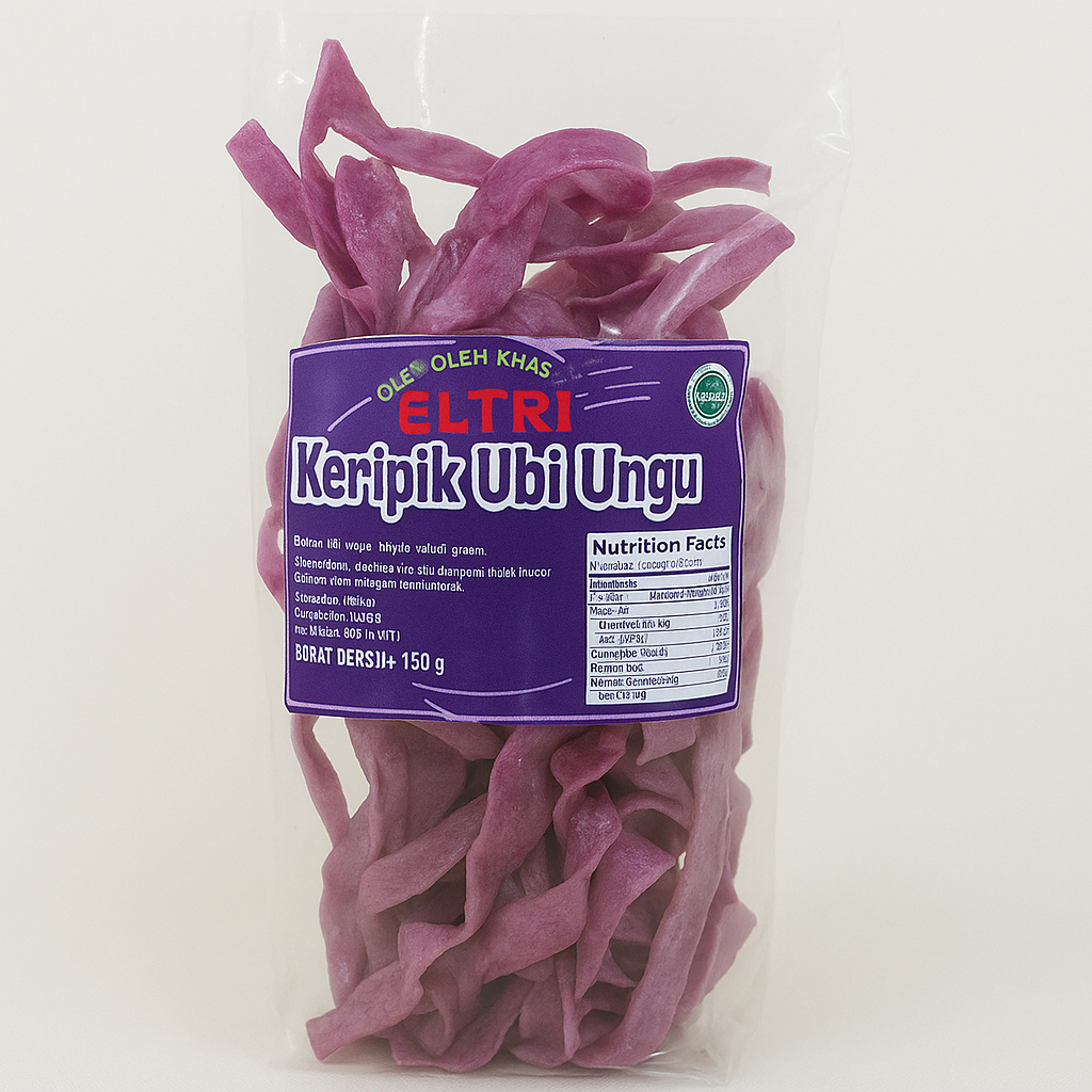 Keripik Ubi Ungu Khas Belitung by Eltri  - Ikanesia