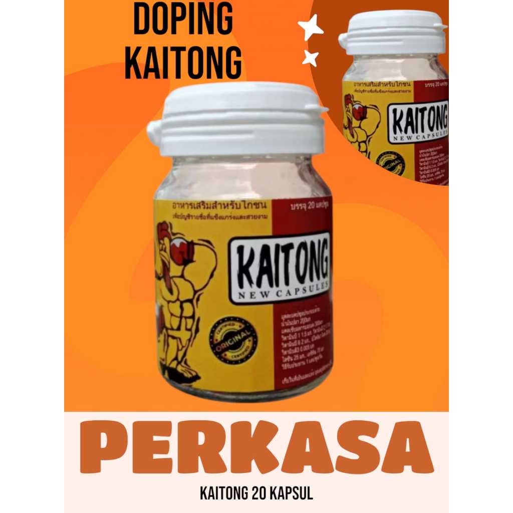 Kaitong New Capsules Suplemen Para Jawara Isi: 50 Kapsul