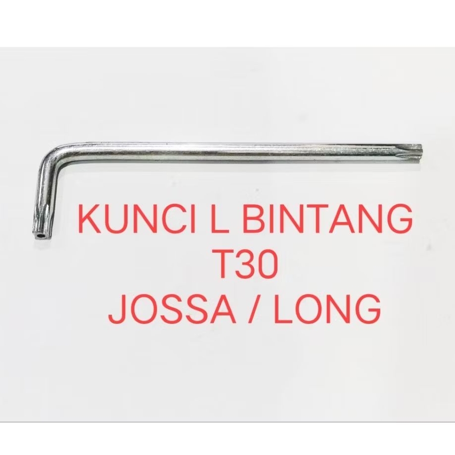 JOSSA KUNCI L ECERAN T30 BINTANG LONG / JOSSA KUNCI L BINTANG T30 LONG